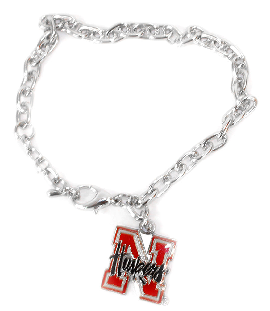 Nebraska Logo Bracelet