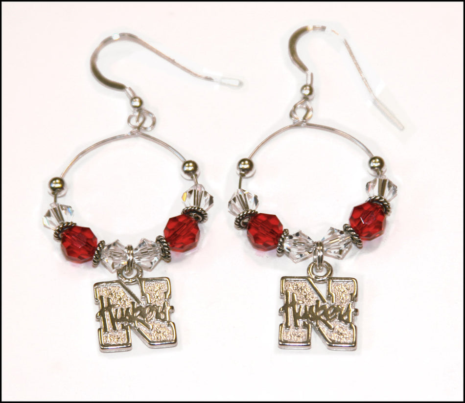 Swarovski Crystal Hoop Earring