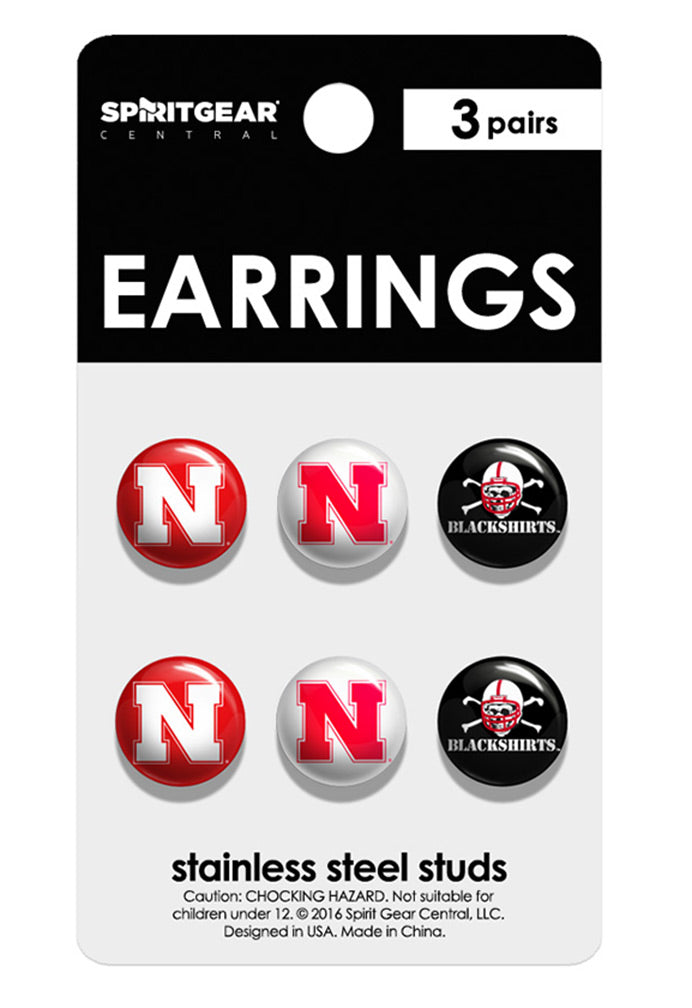 Three Pack Stud Earrings