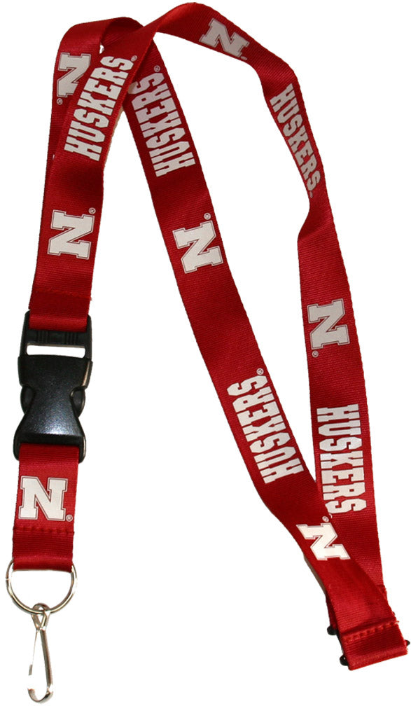 Red N Huskers Lanyard