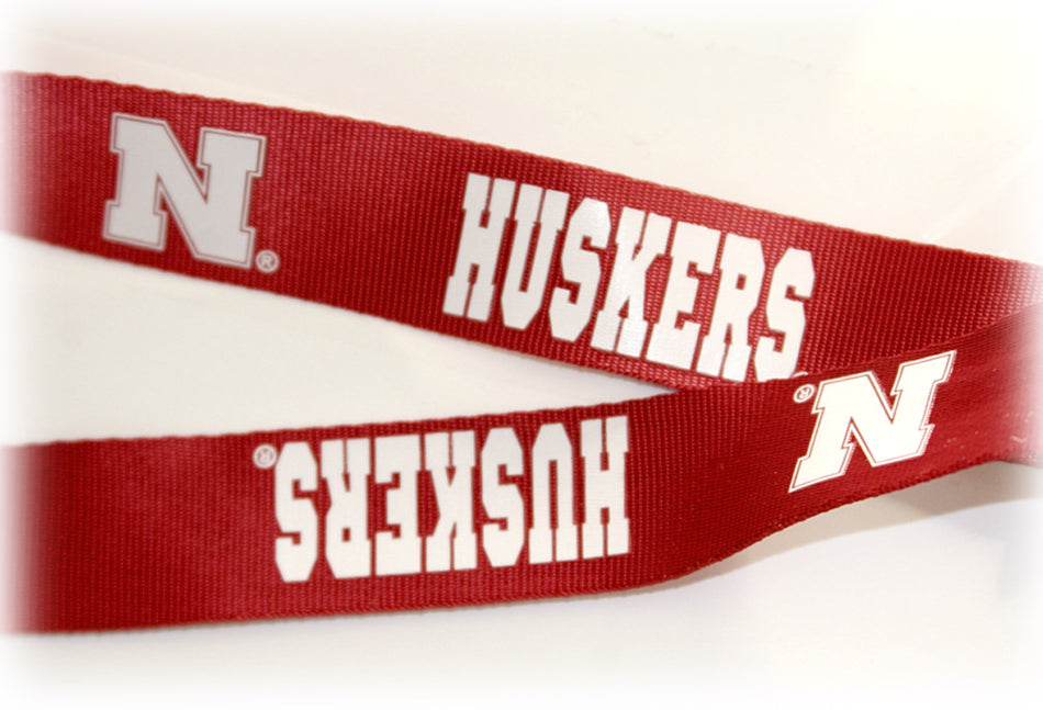 Red N Huskers Lanyard