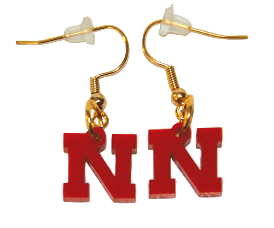 Acrylic Iron N Dangle Earrings
