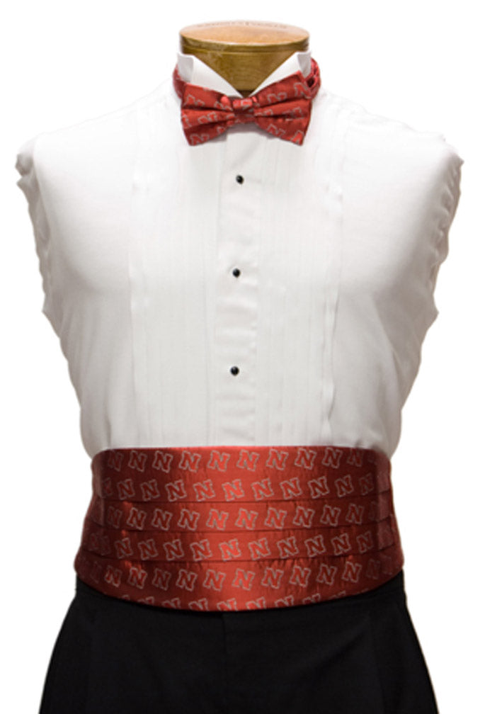 Nebraska Tie & Cummerbund Set