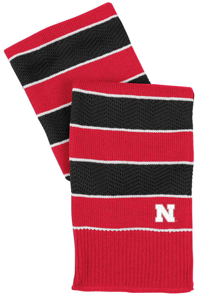 ADIDAS STRIPED KNIT SCARF