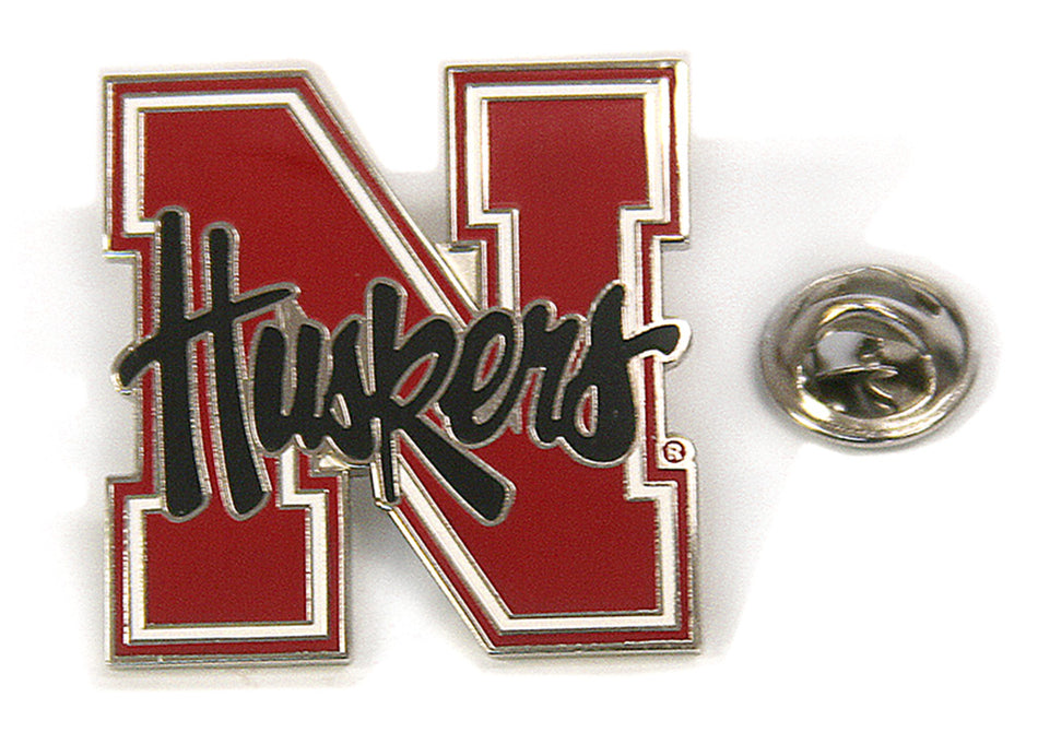 N Huskers Brass Lapel Pin