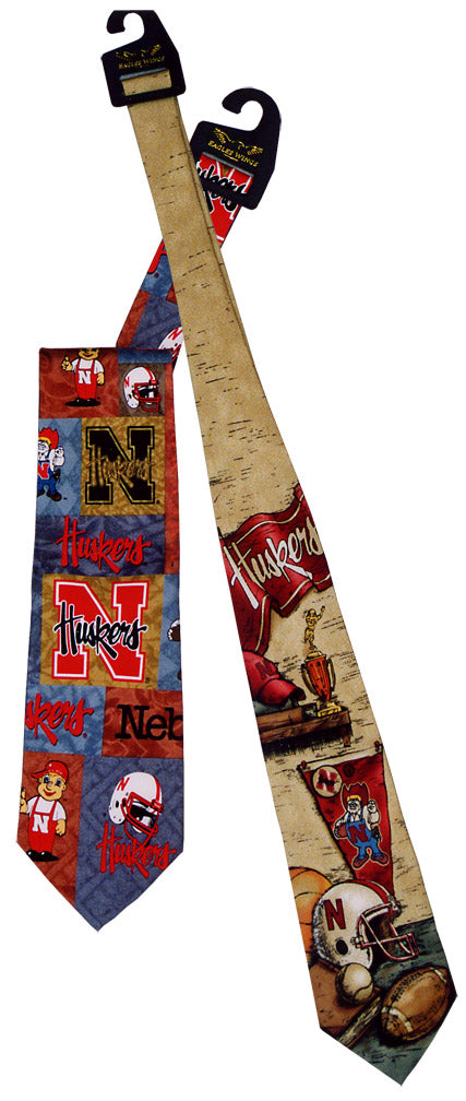 Nebraska Collage Tie