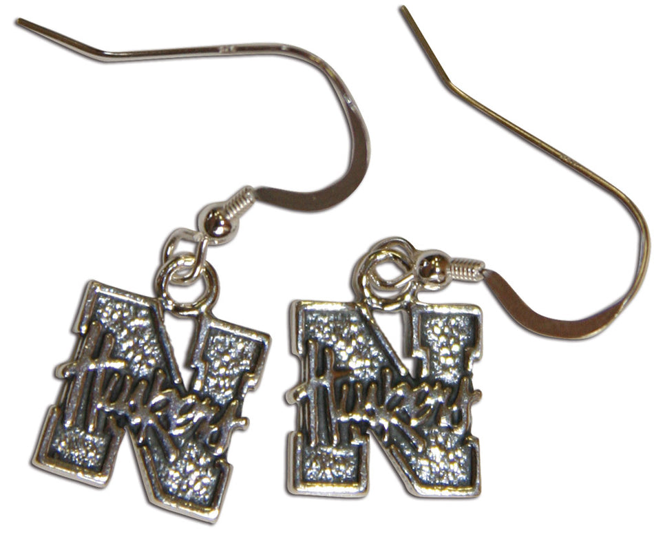 Sterling Silver N-Husker Earrings