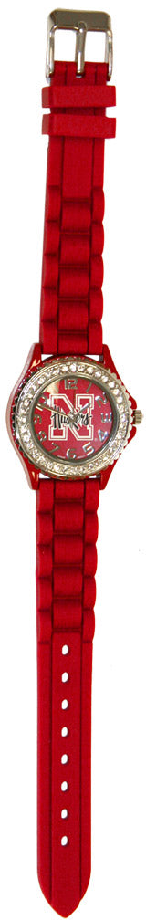 RED JELLY BLING WATCH