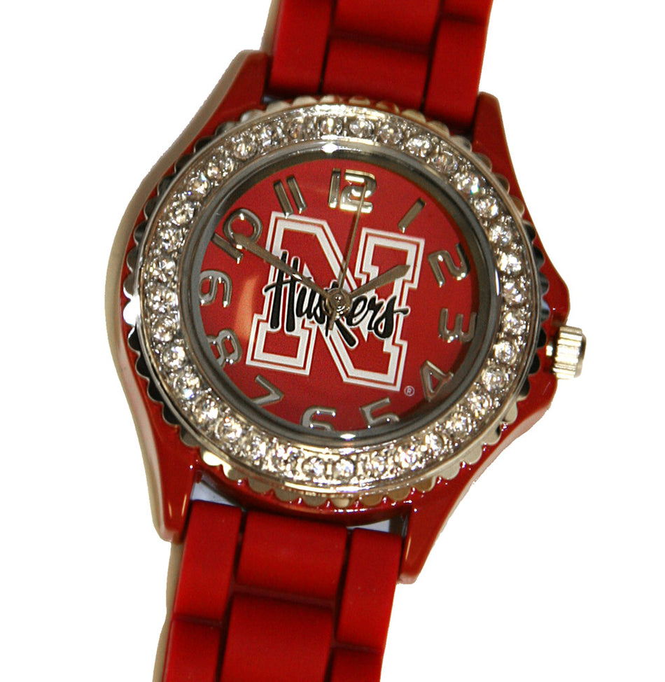 RED JELLY BLING WATCH