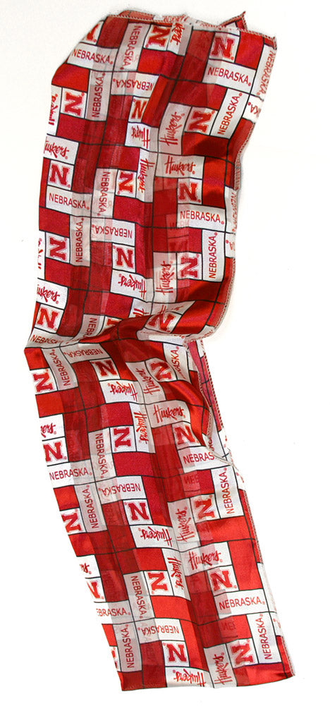 NEBRASKA CAMPUS SILK SCARF