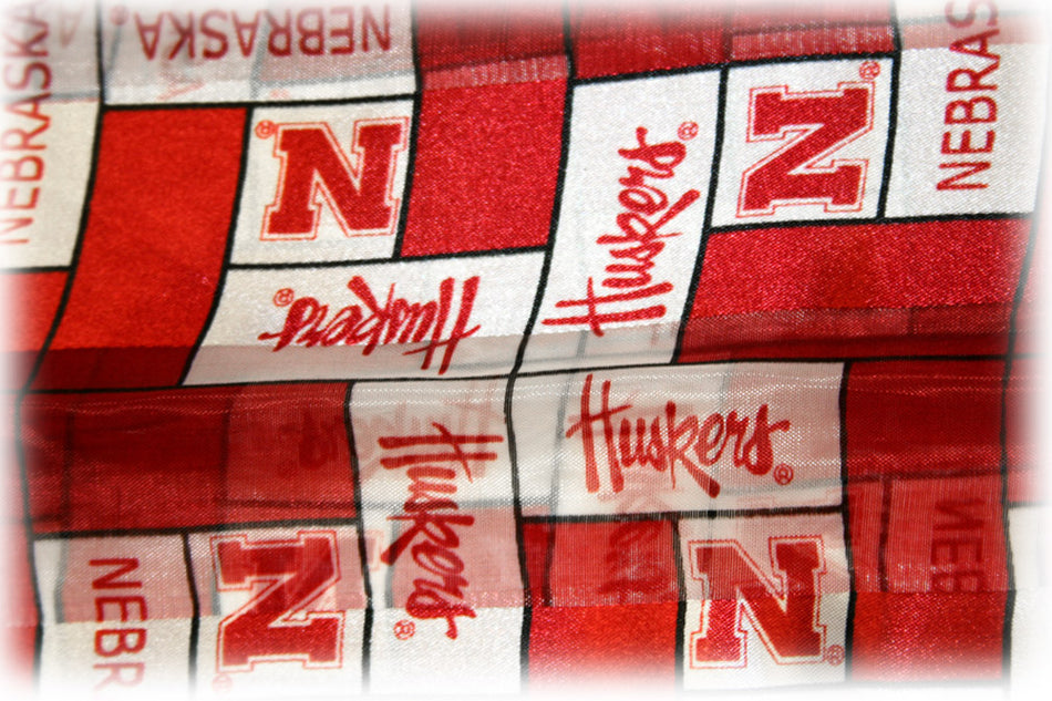 NEBRASKA CAMPUS SILK SCARF