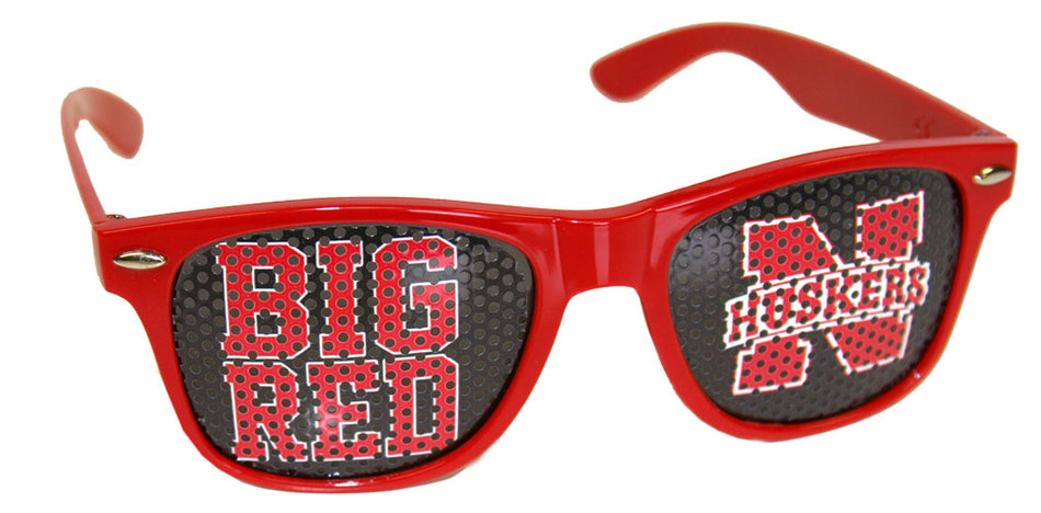 RED BIG RED N SUNGLASSES