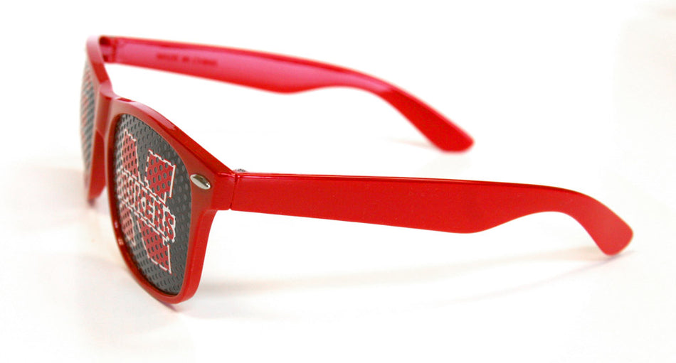RED BIG RED N SUNGLASSES