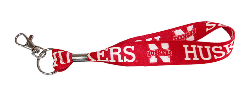 Husker Wristlet Key Ring