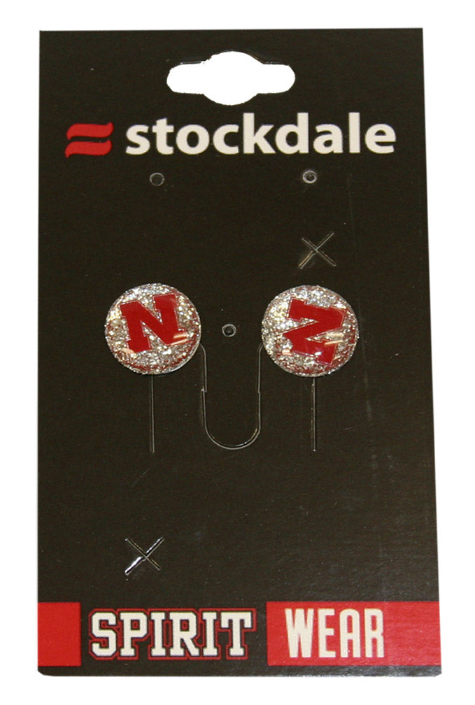 N Huskers Stud Earrings