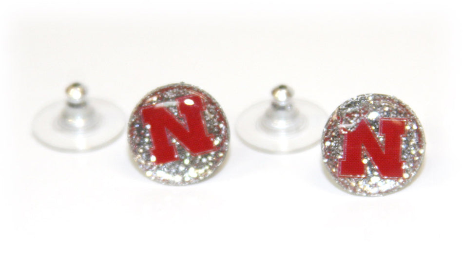 N Huskers Stud Earrings