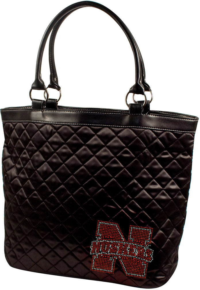 Black Quilted Tote