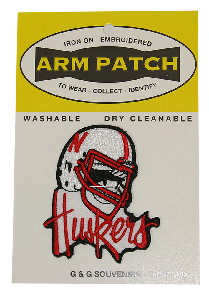 Huskers Helmet Patch