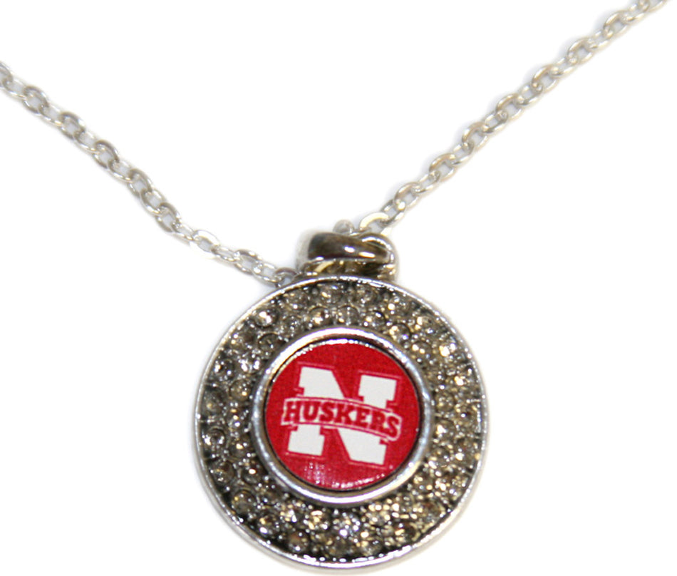 College Necklace - Crystal Thick Circle