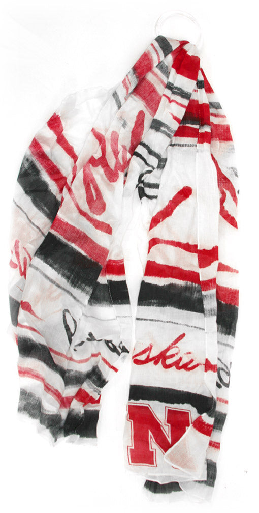 Women's Husker Waves Scarf
