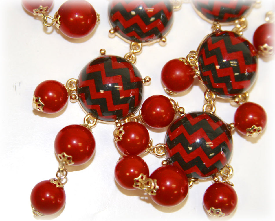 Chevron Bubble Necklace