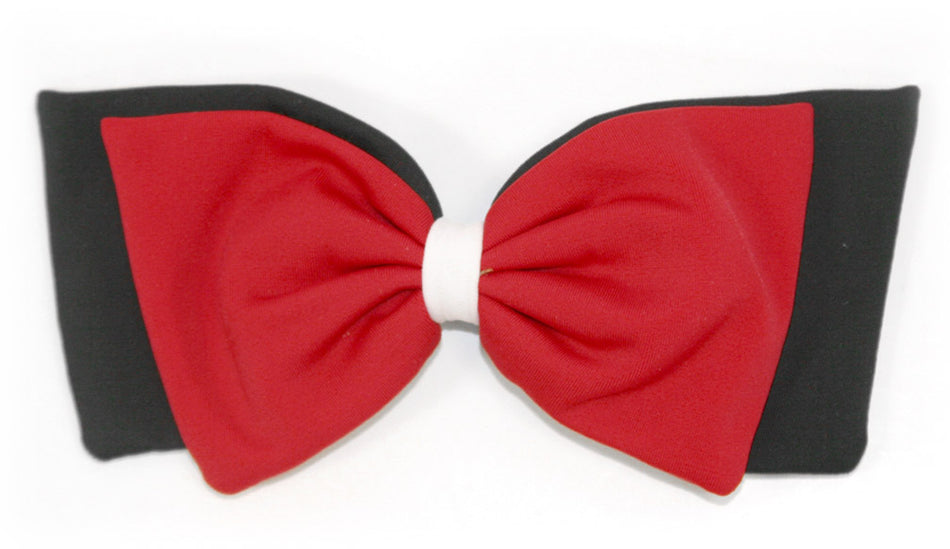 Black and Red Hair Bow