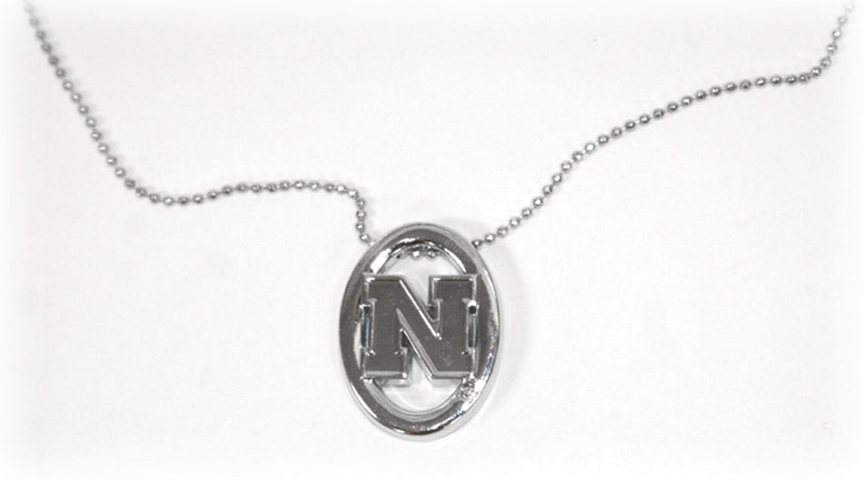 Oval Iron N Silver Necklace