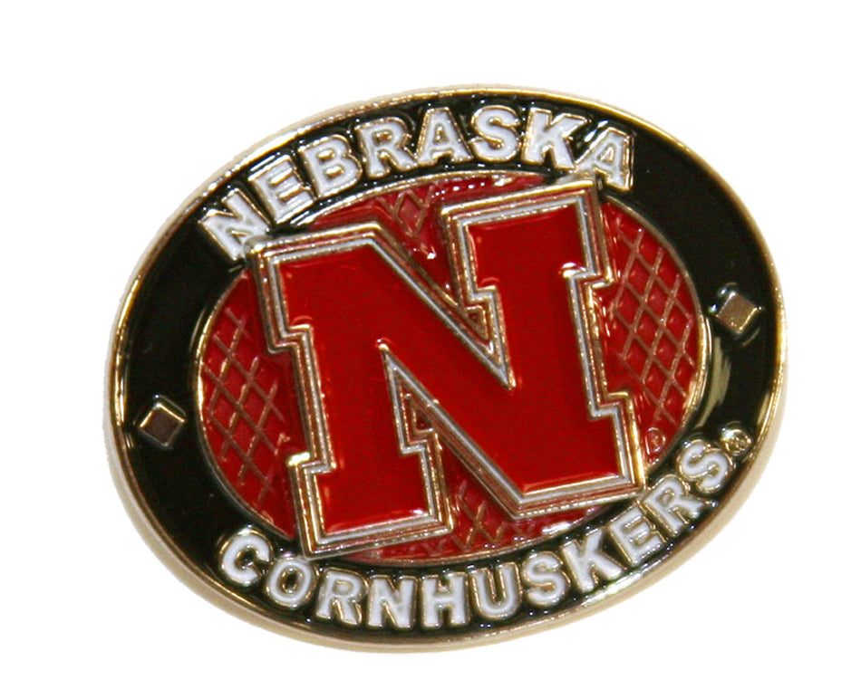 Husker Oval Pin
