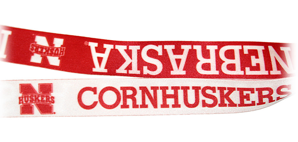 Huskers Detachable Reversable Lanyard