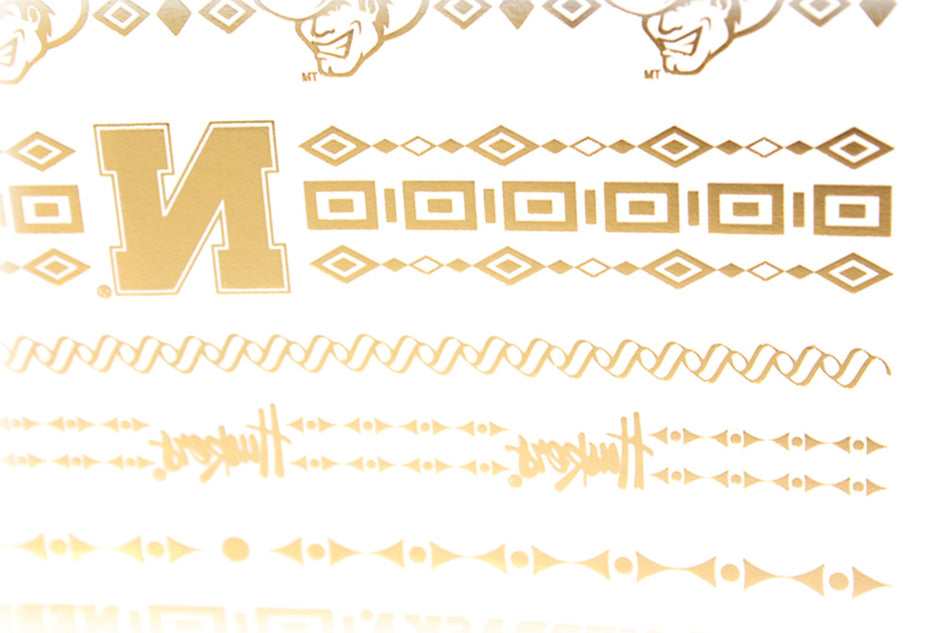 Neb Metallic Body Tattoos