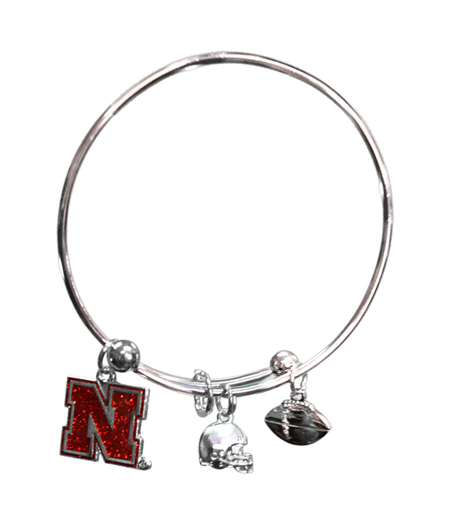 Nebraska Adjustable Charm Bracelet