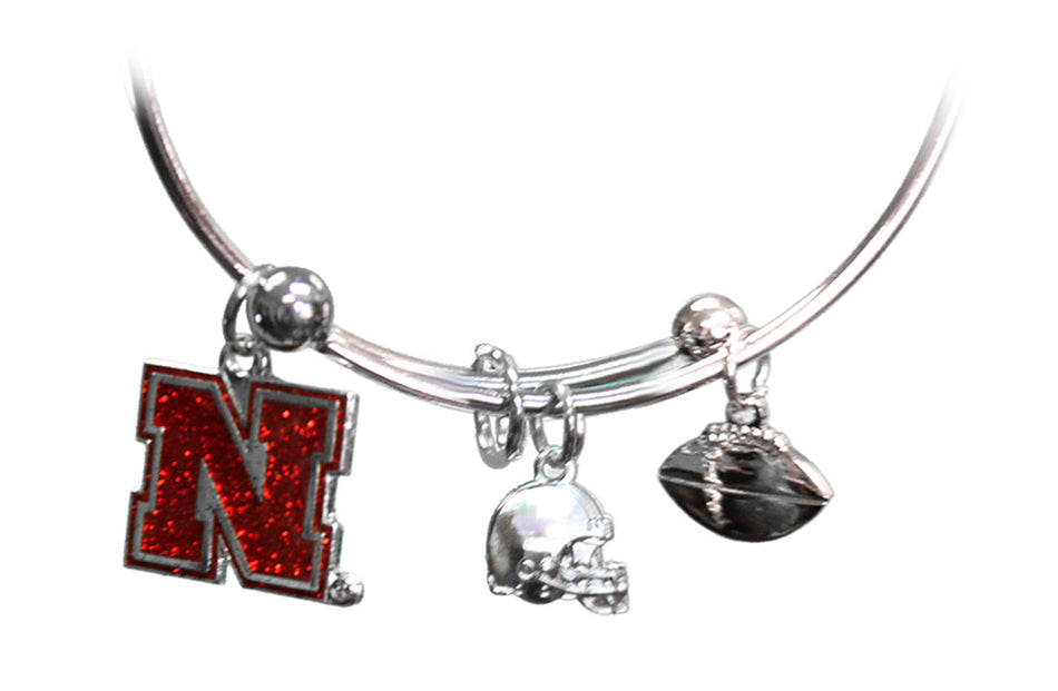 Nebraska Adjustable Charm Bracelet