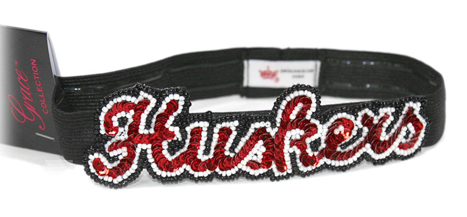 Huskers Sequin Headband