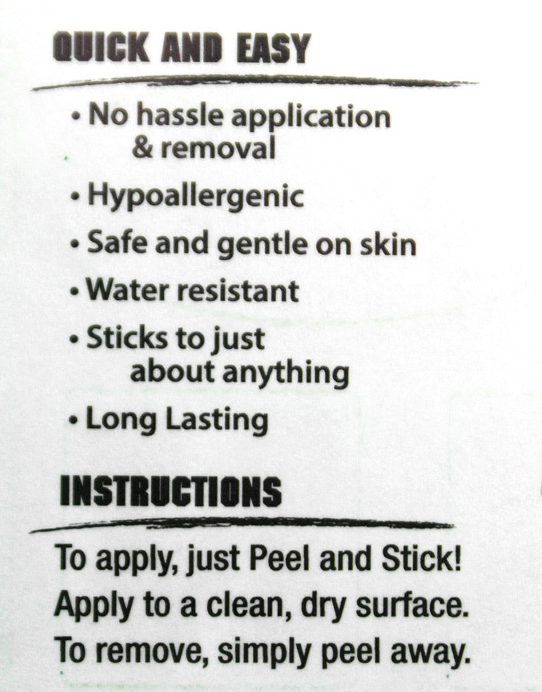 Nebraska Variety Pack Face Tattoos Waterless