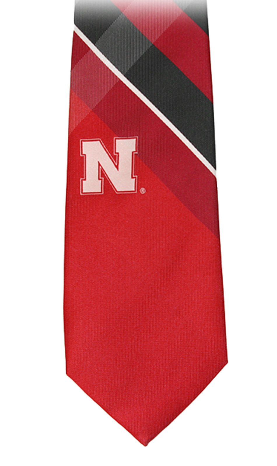 Red Black Plaid Nebraska Tie