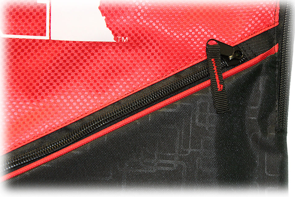 Huskers Diagonal Zipper Backsack