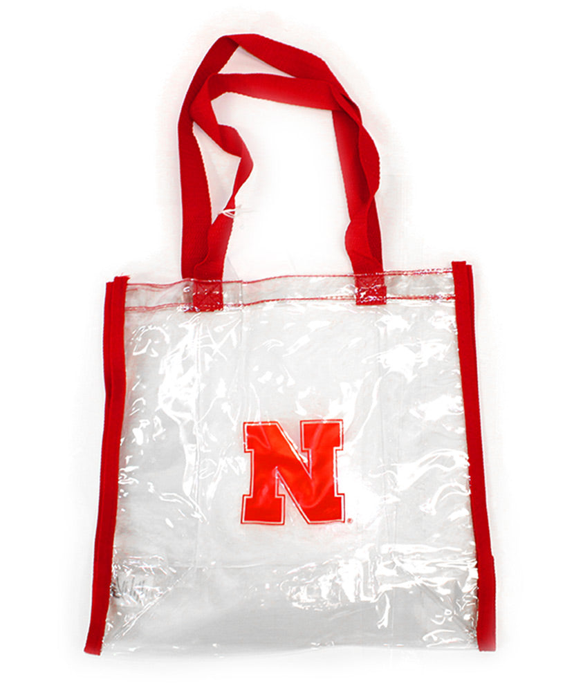 Clear Husker Stadium Tote Bag