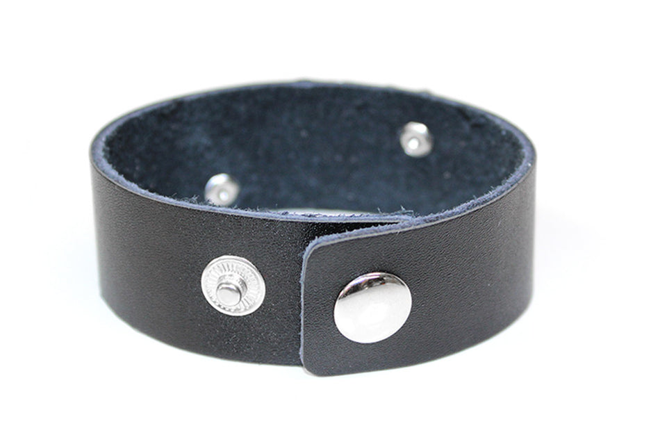 State Huskers Rhinestone Leather Cuff Bracelet