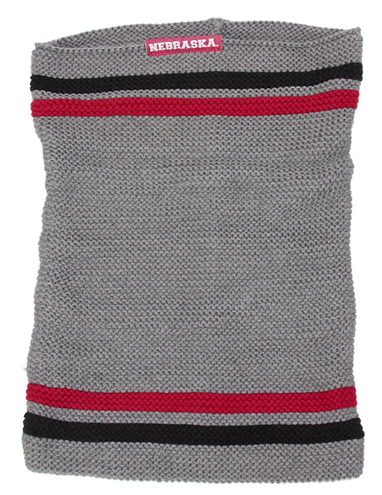 Nebraska Striped Tube Scarf
