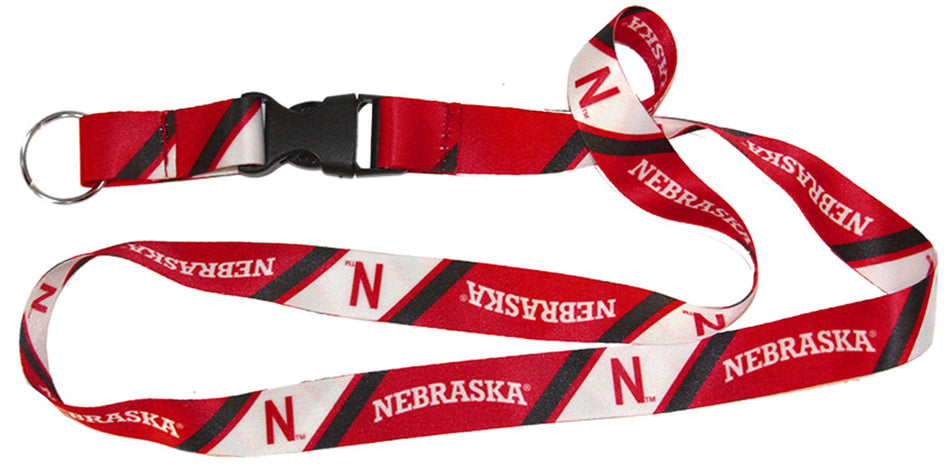 Nebraska Sublimated Lanyard