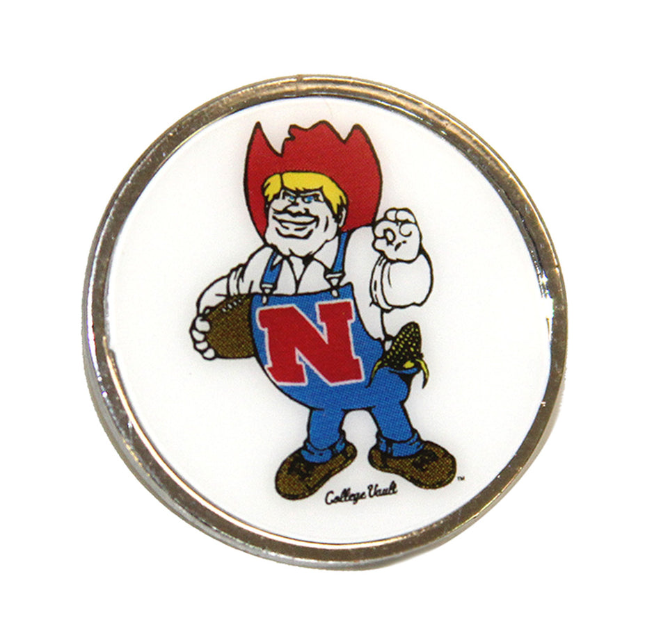 Husker Herbie Pin