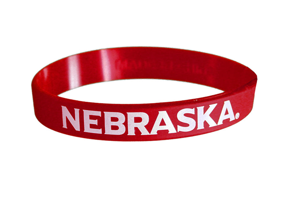 Husker Rubber Wrist Band
