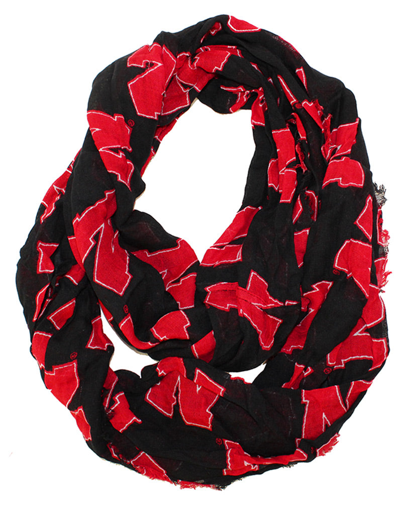 Nebraska N Infinity Scarf