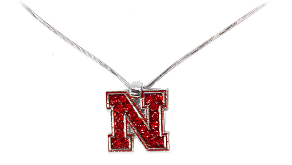 Crystal N Pendant Necklace