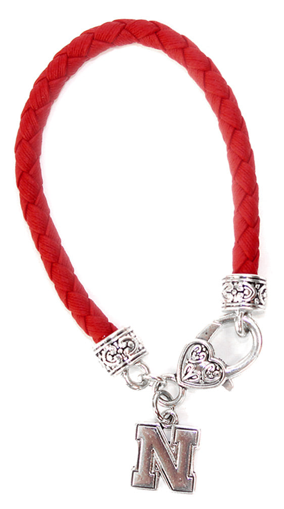 Huskers Leather Harvey Bracelet
