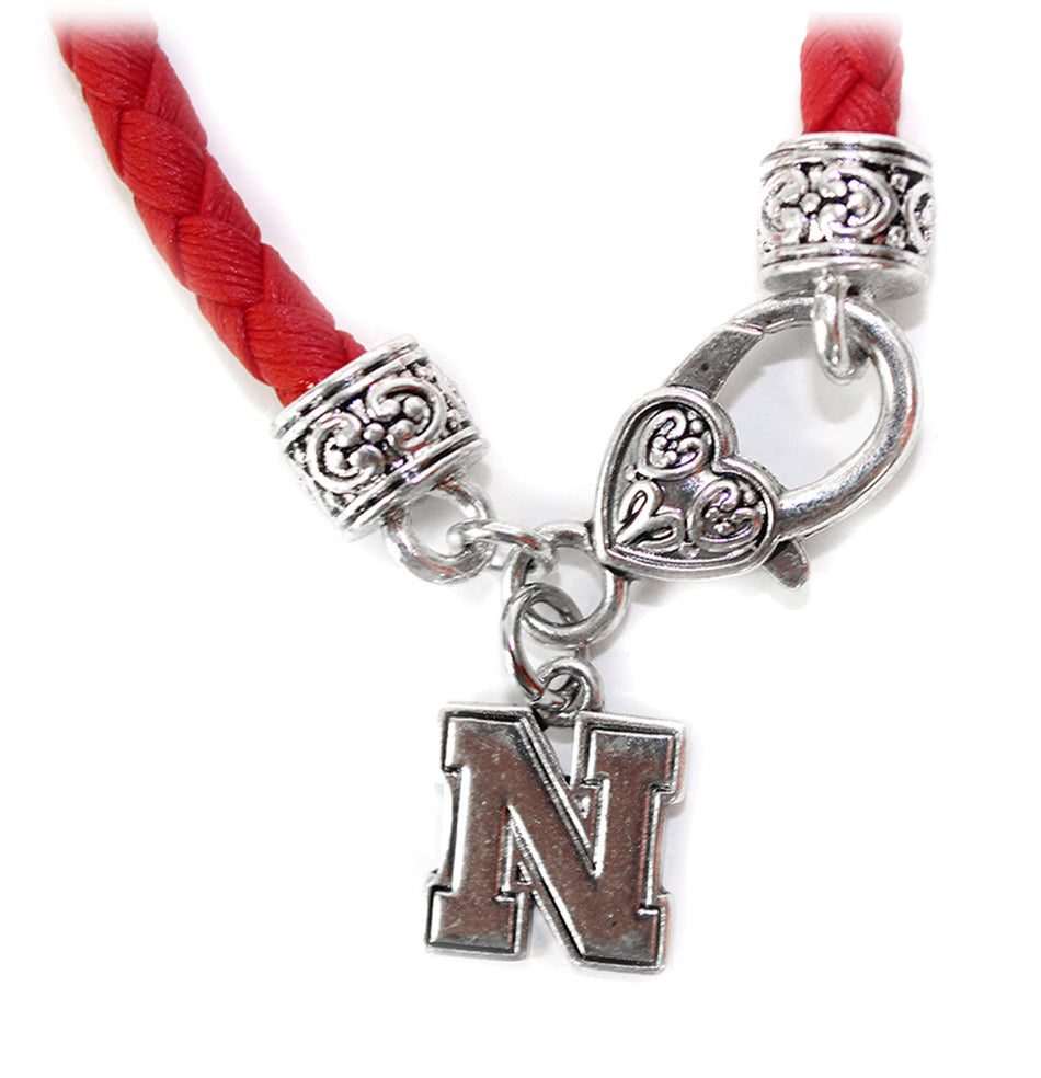 Huskers Leather Harvey Bracelet