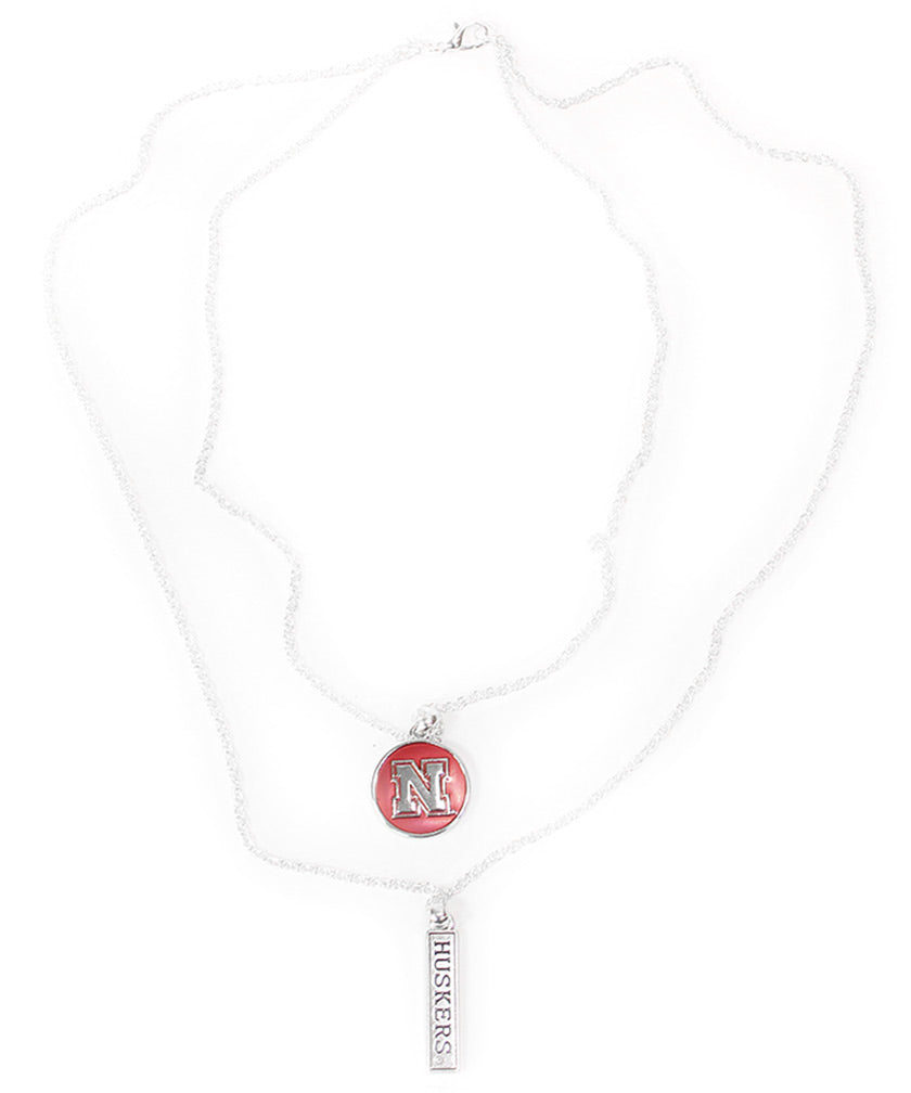 Double Down Layered Huskers Charms Necklace