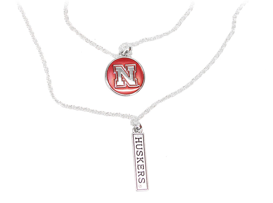 Double Down Layered Huskers Charms Necklace