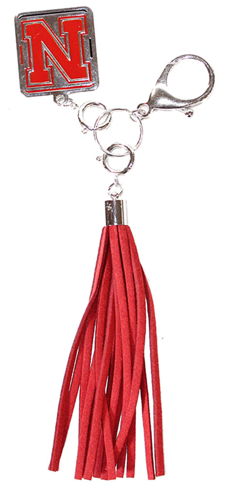 Nebraska Tassle Purse Charm