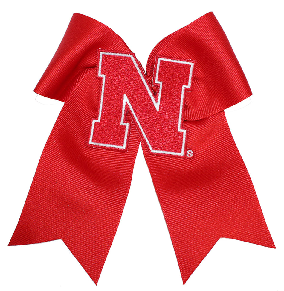 Nebraska Cheer Bow
